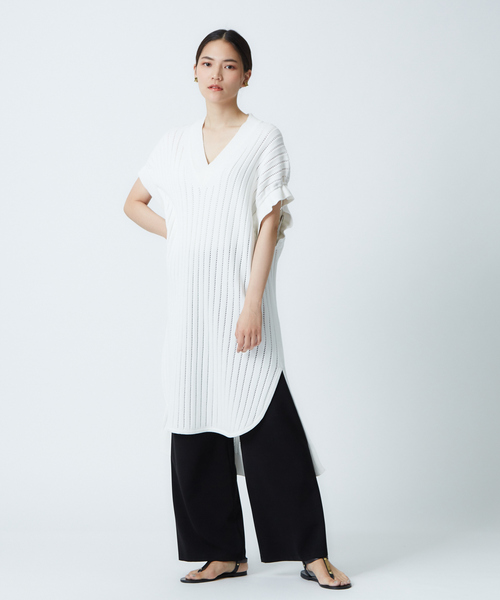 qualite（カリテ）の「ストレッチツイルフレアパンツ（その他パンツ・レディース・ブラック/ベージュ/ブラック系その他・38/36）」の18枚目の写真