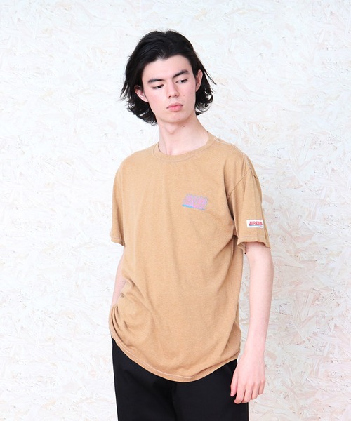 JERZEES(ジャージーズ)の「∴【 JERZEES / ジャージーズ 】タケウチアツシ ART BIKE “アート バイク”Tシャツ(Tシャツ/カットソー・メンズ・ベージュ/ホワイト/ピンク/オフホワイト・SMALL/LARGE/X-LARGE/MEDIUM)」の7枚目の写真