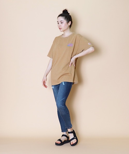 JERZEES(ジャージーズ)の「∴【 JERZEES / ジャージーズ 】タケウチアツシ ART BIKE “アート バイク”Tシャツ(Tシャツ/カットソー・メンズ・ベージュ/ホワイト/ピンク/オフホワイト・SMALL/LARGE/X-LARGE/MEDIUM)」の17枚目の写真