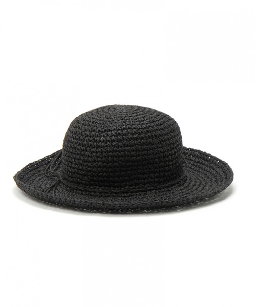 LAKOLE（ラコレ）の「細編みペーパーハット / LAKOLE（ハット・レディース・ブラック/ブラウン系その他/ナチュラル・FREE）」の10枚目の写真