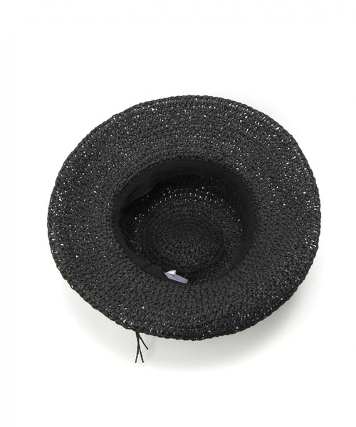 LAKOLE（ラコレ）の「細編みペーパーハット / LAKOLE（ハット・レディース・ブラック/ブラウン系その他/ナチュラル・FREE）」の6枚目の写真