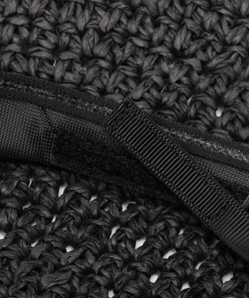 LAKOLE（ラコレ）の「細編みペーパーハット / LAKOLE（ハット・レディース・ブラック/ブラウン系その他/ナチュラル・FREE）」の5枚目の写真