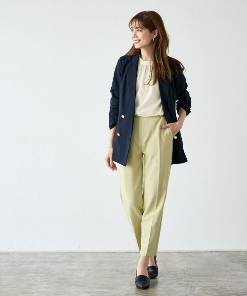 Pierrot（ピエロ）の「2wayハイネックリボンブラウス（シャツ/ブラウス・レディース・アイボリー/ホワイト系その他/ブラック系その他/ブラック系その他2/ブラウン/ブラウン系その他/グレイッシュベージュ/ライトグレー系/ラベンダー/ネイビー/ブルー系その他/ピンク/グレー/グリーン系その他・M/L）」の19枚目の写真