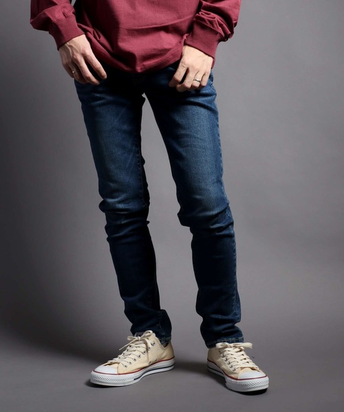 セール】JEANISM EDWIN/エドウィン ストレッチデニム スリムテーパード