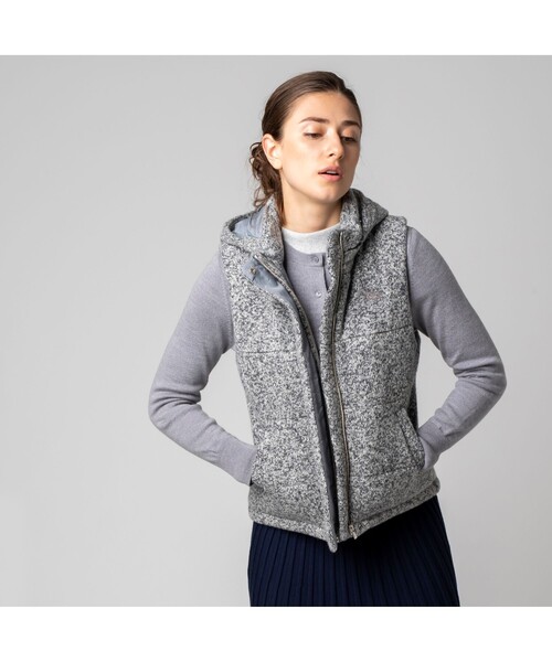 【LACOSTE】フード付きニットベスト LACOSTE（ラコステ）の「フード付きニットベスト（ベスト）」 - WEAR