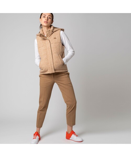 【LACOSTE】フード付きニットベスト LACOSTE（ラコステ）の「フード付きニットベスト（ベスト）」 - WEAR