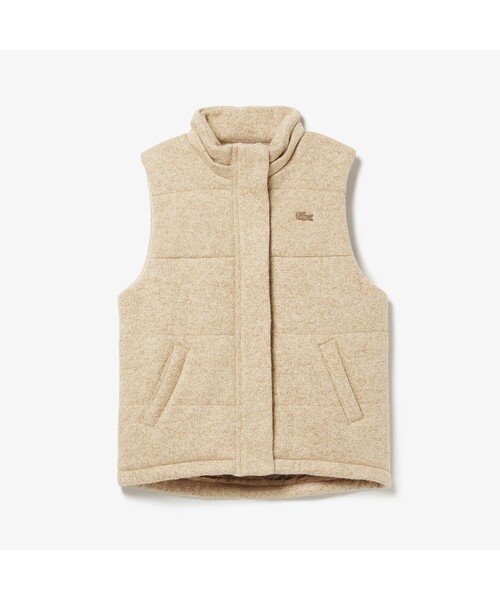 LACOSTE（ラコステ）の「フード付きニットベスト（ベスト）」 - WEAR