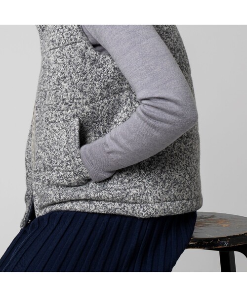 【LACOSTE】フード付きニットベスト LACOSTE（ラコステ）の「フード付きニットベスト（ベスト）」 - WEAR