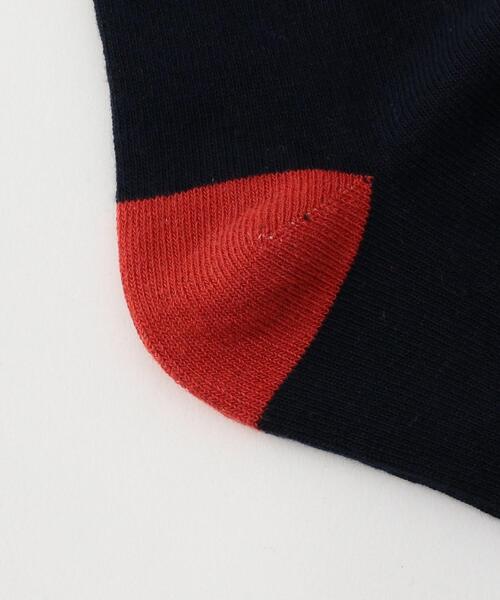 coen(コーエン)の「コーエンベアフェイスカラーコンビソックス(ソックス/靴下・レディース・ネイビー/ダークブラウン/オフホワイト・FREE)」の5枚目の写真