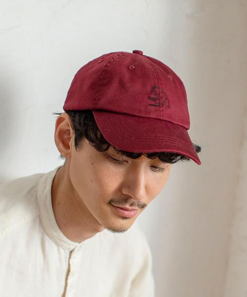 coen(コーエン)の「コーエンベア刺繍キャップ(キャップ・メンズ・ワインレッド/ブラック/ベージュ・FREE)」の16枚目の写真