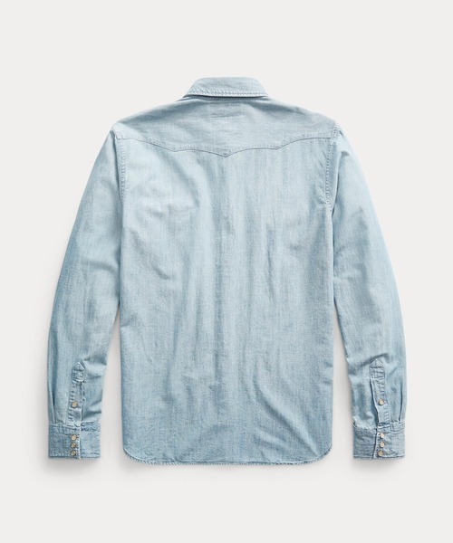 スリム シャンブレー ウエスタン シャツ（シャツ/ブラウス）｜RRL