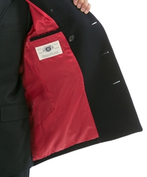 J.PRESS（ジェイプレス）ピーコート　ダブル　裏地　キルティング　赤　レッド 定番】メルトンピーコート / J.PRESS MEN | ファッション通販