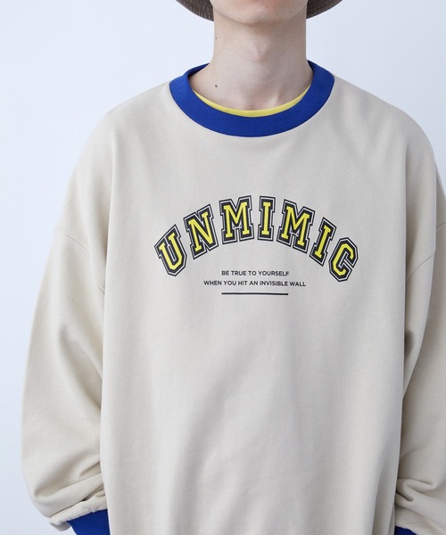 SPOC STORE(スポックストア)の「【SPOC STORE】カレッジロゴリンガースウェット(スウェット・メンズ・ブルー/ライトベージュ・M/L)」の10枚目の写真