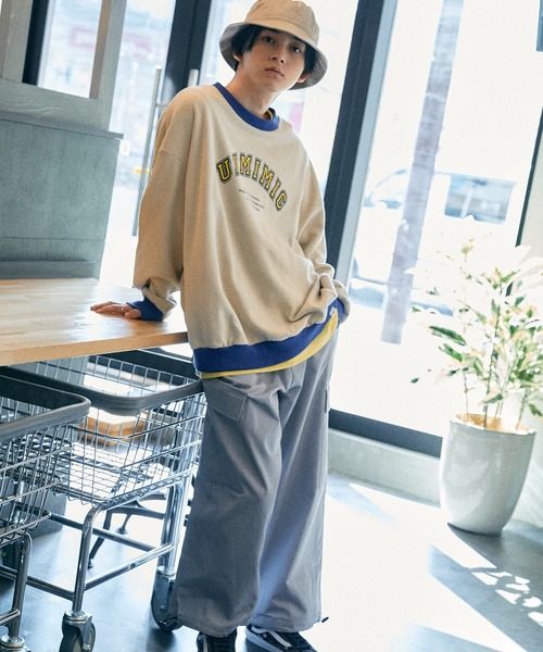 SPOC STORE(スポックストア)の「【SPOC STORE】カレッジロゴリンガースウェット(スウェット・メンズ・ブルー/ライトベージュ・M/L)」の11枚目の写真