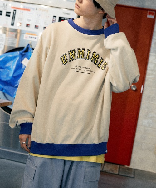 SPOC STORE(スポックストア)の「【SPOC STORE】カレッジロゴリンガースウェット(スウェット・メンズ・ブルー/ライトベージュ・M/L)」の13枚目の写真