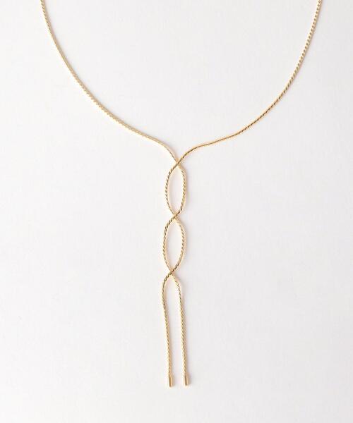 closet story(クローゼットストーリー)の「<closet story> SNKチェーン ネジリ ネックレス(ネックレス・レディース・シルバー/ゴールド・FREE)」の1枚目の写真