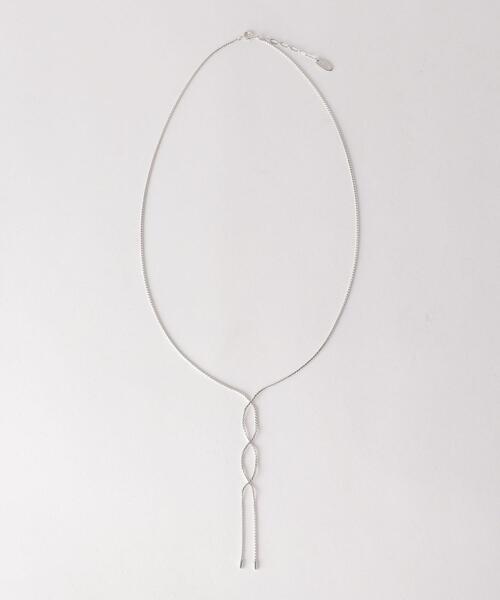 closet story(クローゼットストーリー)の「<closet story> SNKチェーン ネジリ ネックレス(ネックレス・レディース・シルバー/ゴールド・FREE)」の6枚目の写真