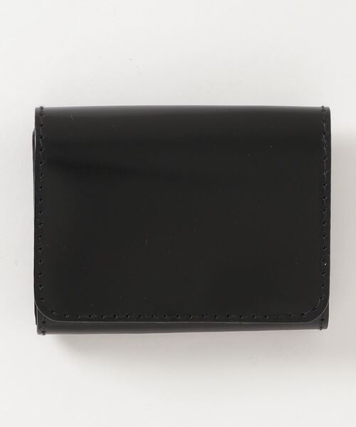 バーンズアウトフィッターズ、外側コードバン、折り財布、ブラック BARNS OUTFITTERS | バーンズ アウトフィッターズ BW Cordovan 3Fold