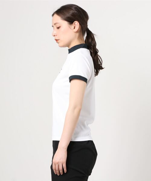 archivio(アルチビオ)の「ゴルフプルオーバー(H)(Tシャツ/カットソー・レディース・ホワイト/ブラック/オレンジ/グリーン・L/M/S)」の10枚目の写真
