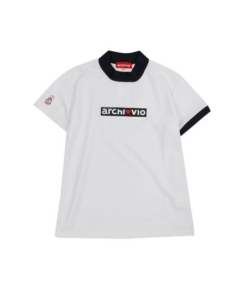 archivio(アルチビオ)の「ゴルフプルオーバー(H)(Tシャツ/カットソー・レディース・ホワイト/ブラック/オレンジ/グリーン・L/M/S)」の2枚目の写真