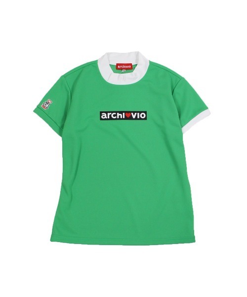 archivio(アルチビオ)の「ゴルフプルオーバー(H)(Tシャツ/カットソー・レディース・ホワイト/ブラック/オレンジ/グリーン・L/M/S)」の4枚目の写真