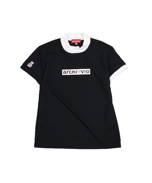 archivio(アルチビオ)の「ゴルフプルオーバー(H)(Tシャツ/カットソー・レディース・ホワイト/ブラック/オレンジ/グリーン・L/M/S)」の3枚目の写真