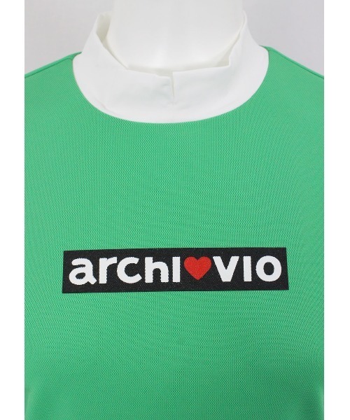 archivio(アルチビオ)の「ゴルフプルオーバー(H)(Tシャツ/カットソー・レディース・ホワイト/ブラック/オレンジ/グリーン・L/M/S)」の7枚目の写真