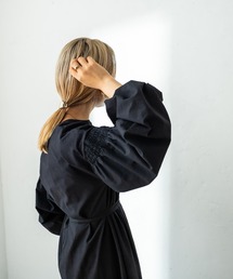 mystic | ボリュームスリーブワンピース(ワンピース)