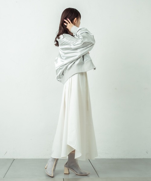 mystic（ミスティック）の「ボリュームスリーブワンピース（ワンピース・レディース・オフホワイト/ブラック/イエロー・FREE）」の15枚目の写真