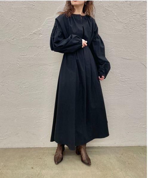 mystic（ミスティック）の「ボリュームスリーブワンピース（ワンピース・レディース・オフホワイト/ブラック/イエロー・FREE）」の22枚目の写真