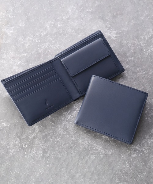 mieno（ミエノ）の「[mieno]牛革レザーコンパクトミニ二つ折り財布（財布・レディース・ブラック/ダークブラウン/ブルー/グリーン・FREE）」の7枚目の写真