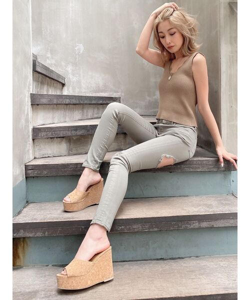 GYDA（ジェイダ）の「コルクサンダル（サンダル・レディース・ベージュ/ブラウン・MEDIUM/SMALL/LARGE）」の10枚目の写真