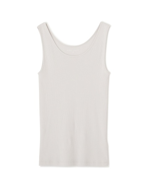 human woman（ヒューマンウーマン）の「◆スビンテレコ丸胴タンク（タンクトップ・レディース・ホワイト/ダークグレー/グレー系その他/グレー・MEDIUM）」の5枚目の写真