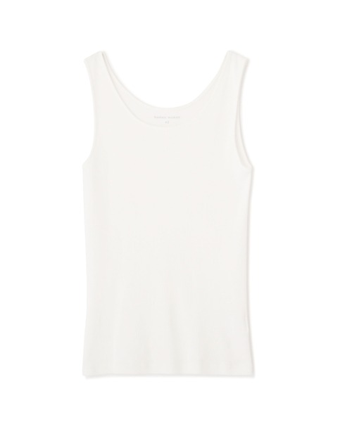 human woman（ヒューマンウーマン）の「◆スビンテレコ丸胴タンク（タンクトップ・レディース・ホワイト/ダークグレー/グレー系その他/グレー・MEDIUM）」の14枚目の写真