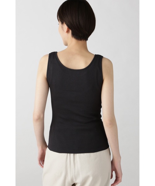 human woman（ヒューマンウーマン）の「◆スビンテレコ丸胴タンク（タンクトップ・レディース・ホワイト/ダークグレー/グレー系その他/グレー・MEDIUM）」の9枚目の写真