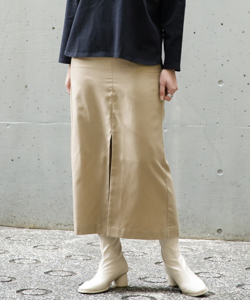 AS KNOW AS PINKY(アズノゥアズピンキー)の「交差する風の訪れスカート(スカート・レディース・オフホワイト/ホワイト系その他/ベージュ/ベージュ系その他・FREE)」の4枚目の写真