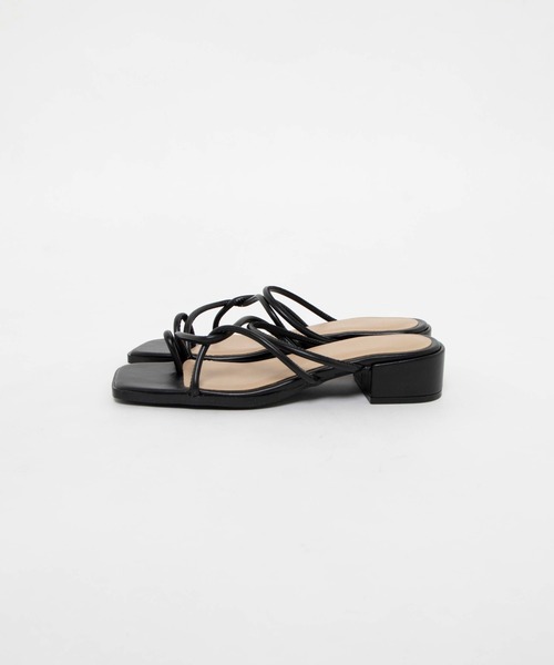 WEGO（ウィゴー）の「WEGO/ナローコードトングサンダル（サンダル・レディース・ブラック/ブルー/ライム/ホワイト・LARGE/MEDIUM）」の21枚目の写真