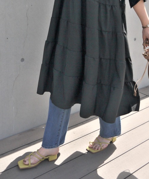 WEGO（ウィゴー）の「WEGO/ナローコードトングサンダル（サンダル・レディース・ブラック/ブルー/ライム/ホワイト・LARGE/MEDIUM）」の11枚目の写真