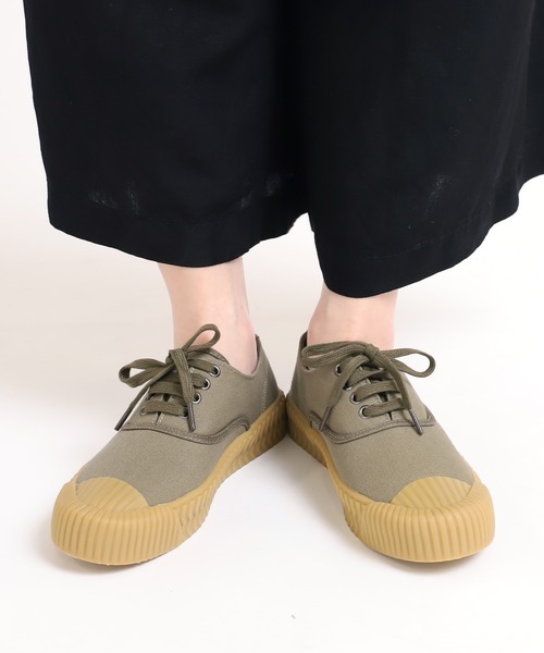 RNA-N(アールエヌエーエヌ)の「E4764 ミリタリースニーカー(スニーカー・レディース・ブラック/キナリ/オリーブ・SMALL/MEDIUM)」の20枚目の写真