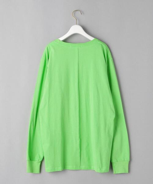 TheOpen Product（ザオープンプロダクト）の「＜TheOpen Product＞ルーズフィットロングスリーブカットソー（Tシャツ/カットソー・レディース・ホワイト/ライム・FREE）」の17枚目の写真