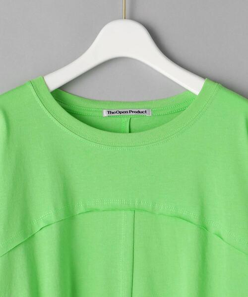 TheOpen Product（ザオープンプロダクト）の「＜TheOpen Product＞ルーズフィットロングスリーブカットソー（Tシャツ/カットソー・レディース・ホワイト/ライム・FREE）」の18枚目の写真