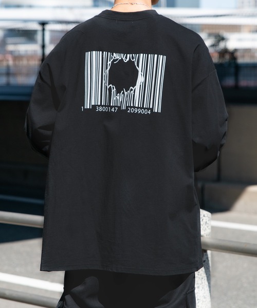 Adoon plain（アドーンプレーン）の「【Adoon plain】アソートポップオーバーロンT（Tシャツ/カットソー・メンズ・ホワイト/ブラック/オフホワイト/ダークブルー・MEDIUM/LARGE）」の3枚目の写真