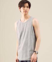 green label relaxing | ＜ 機能 / 吸水速乾 ＞ SC ドライワッフル ロングタンクトップ(タンクトップ)