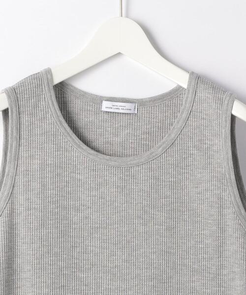 green label relaxing(グリーンレーベルリラクシング)の「OLT< 機能 / 吸水速乾 > SC ドライワッフル ロングタンクトップ(タンクトップ・メンズ・グレー/ホワイト/ライトブルー/ブラック/ライラック/ライトグレー・LARGE/MEDIUM/X-LARGE/SMALL)」の10枚目の写真