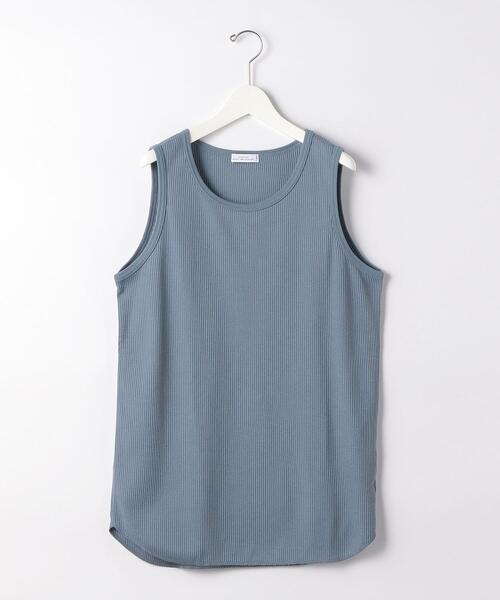 green label relaxing(グリーンレーベルリラクシング)の「OLT< 機能 / 吸水速乾 > SC ドライワッフル ロングタンクトップ(タンクトップ・メンズ・グレー/ホワイト/ライトブルー/ブラック/ライラック/ライトグレー・LARGE/MEDIUM/X-LARGE/SMALL)」の21枚目の写真