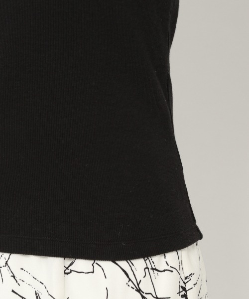 mysty woman（ミスティウーマン）の「カップ付きアメスリツインプルオーバー 944726（Tシャツ/カットソー・レディース・ブラック/オフホワイト/テラコッタ・FREE）」の11枚目の写真