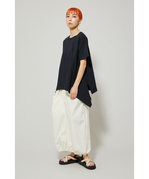 HeRIN.CYE（ヘリンドットサイ）の「2WAY panel T-shirt（Tシャツ/カットソー・レディース・ブラック/ライム/ライトベージュ・FREE）」の5枚目の写真
