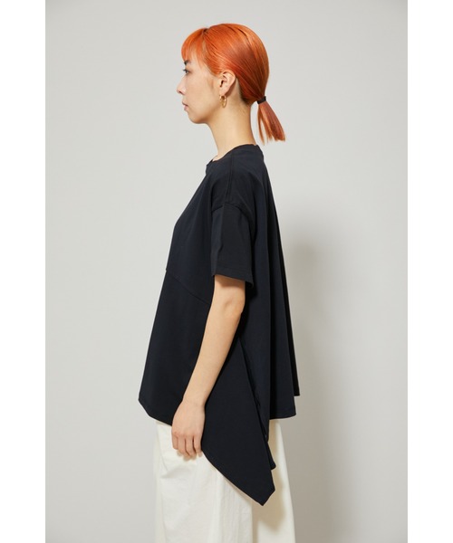 HeRIN.CYE（ヘリンドットサイ）の「2WAY panel T-shirt（Tシャツ/カットソー・レディース・ブラック/ライム/ライトベージュ・FREE）」の6枚目の写真
