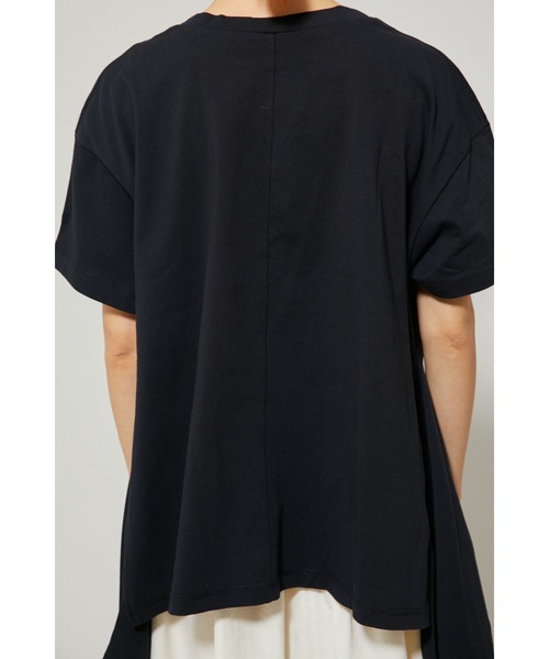 HeRIN.CYE（ヘリンドットサイ）の「2WAY panel T-shirt（Tシャツ/カットソー・レディース・ブラック/ライム/ライトベージュ・FREE）」の10枚目の写真
