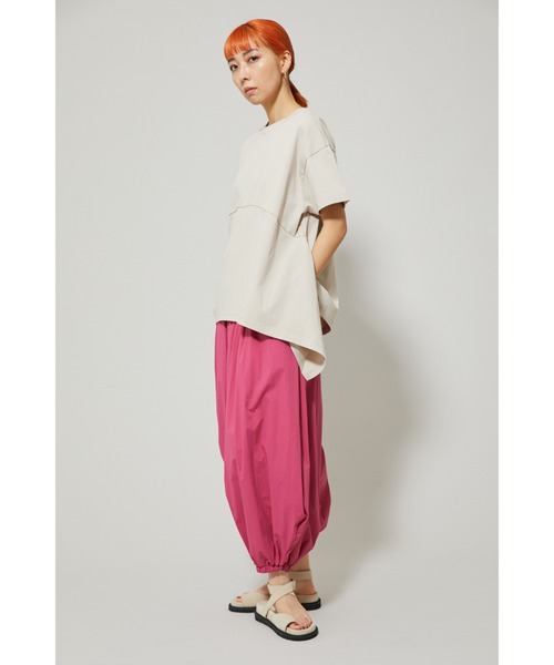 HeRIN.CYE（ヘリンドットサイ）の「2WAY panel T-shirt（Tシャツ/カットソー・レディース・ブラック/ライム/ライトベージュ・FREE）」の11枚目の写真